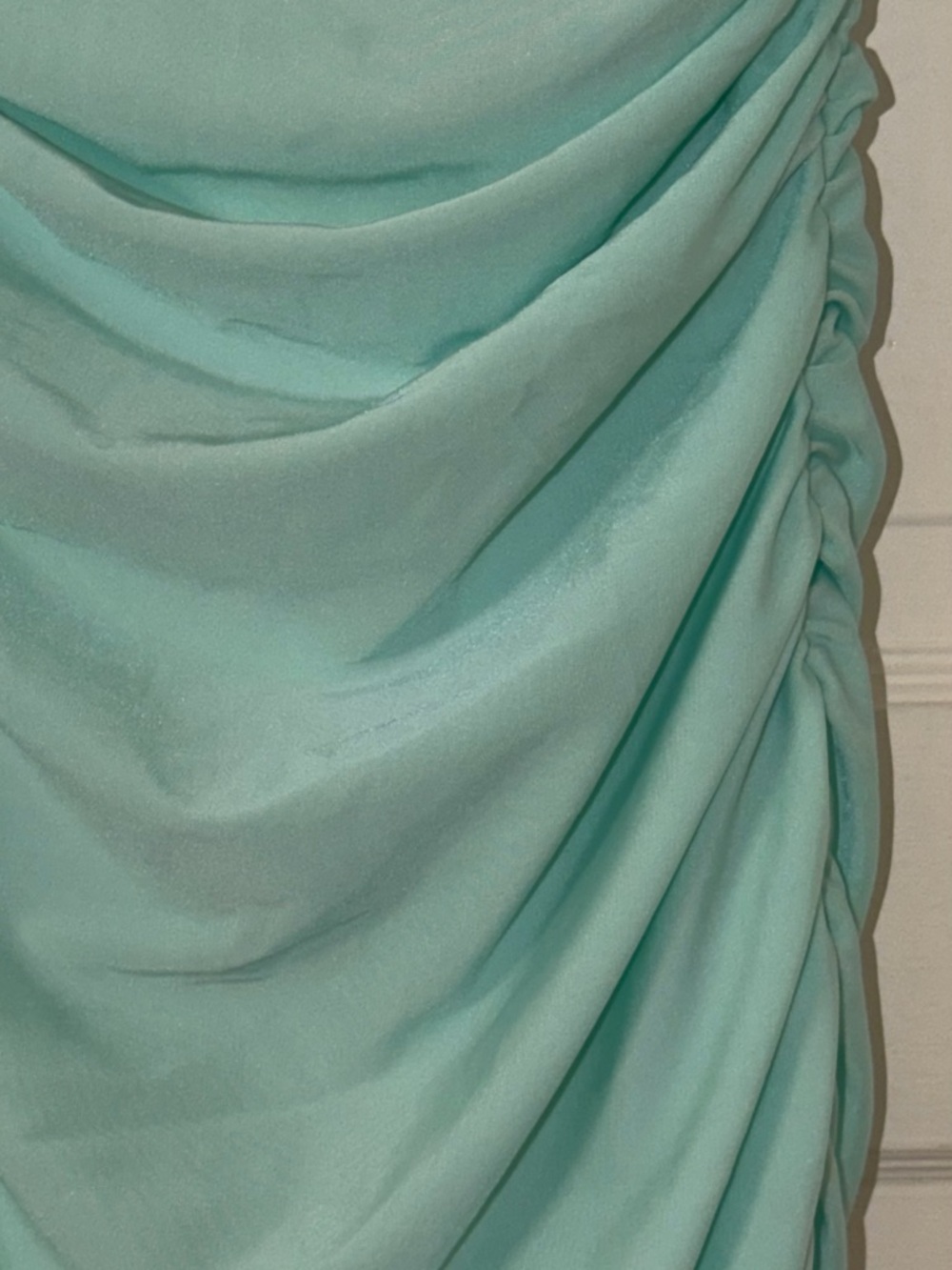 Lulu's Mint Green Dress with Subtle Sheen